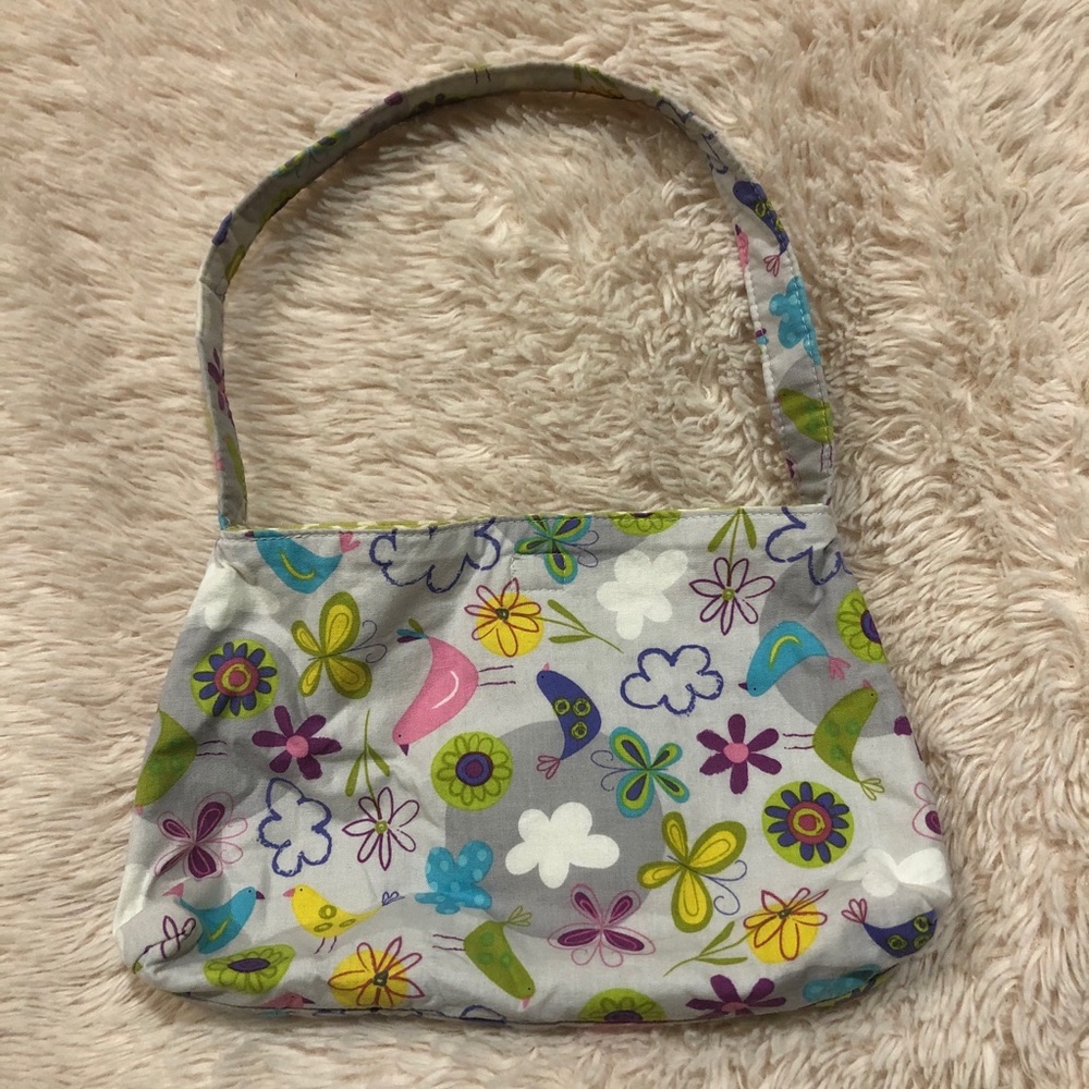 Kids Purse ~ Cute Flower Bird Pattern!